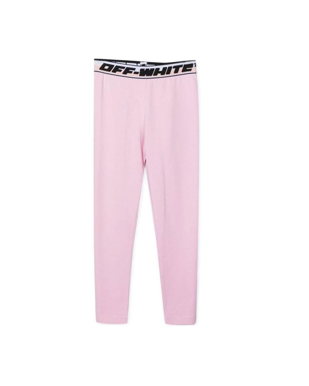 Off-White c/o Virgil Abloh Pink Logo Band Leggings