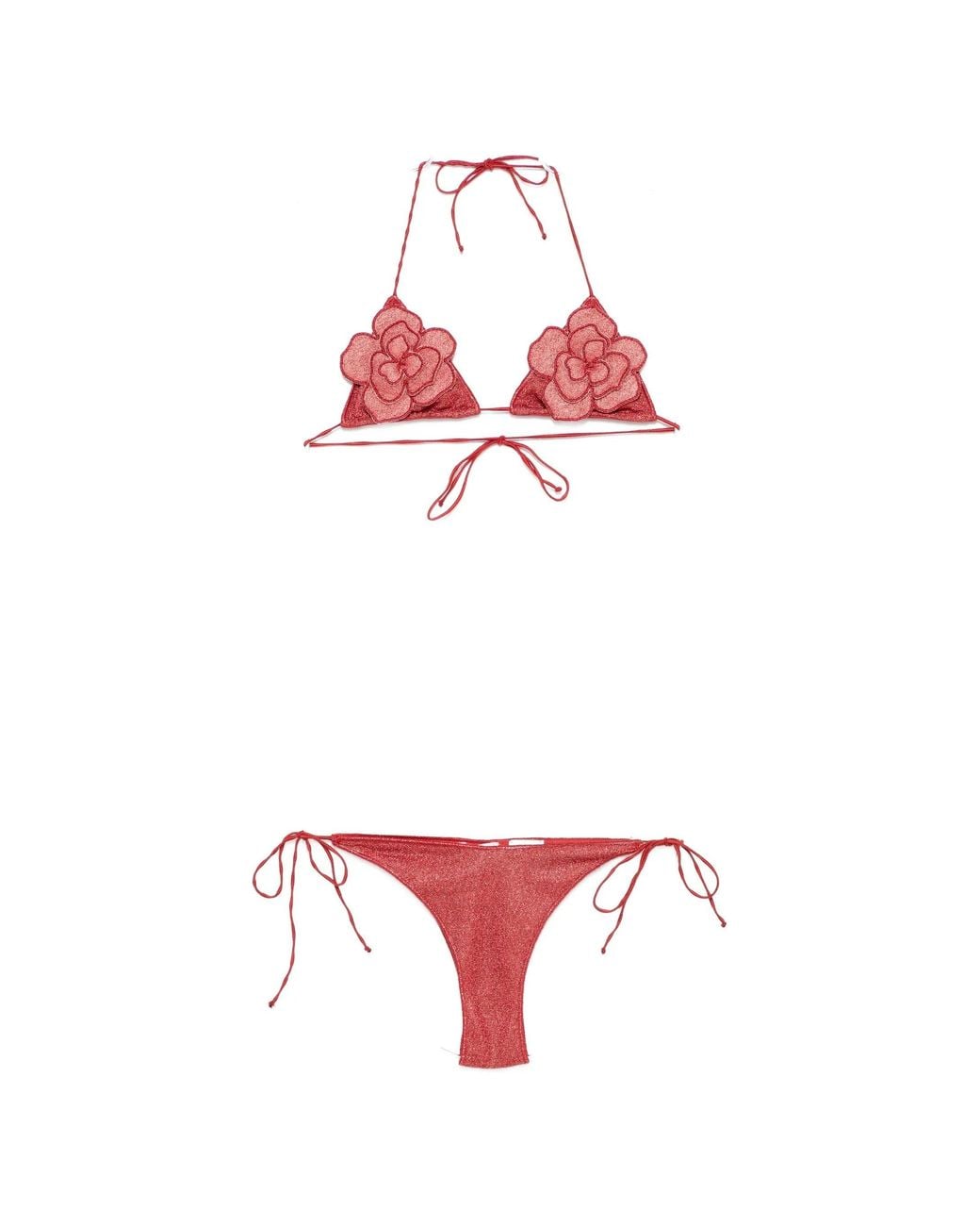 Oseree Red Lumiere Flower Kini