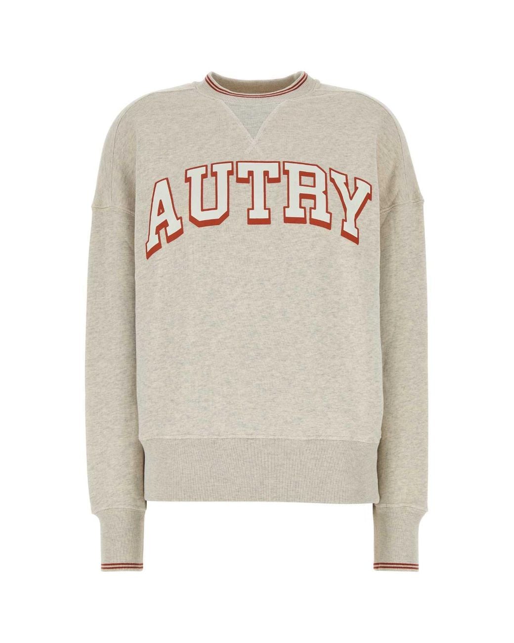 Autry White Melange Light Cotton Main Wom Sweatshirt
