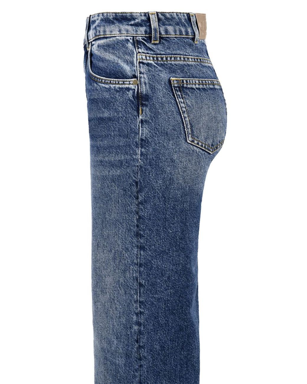 Gaelle Broek Blauw in het Blue