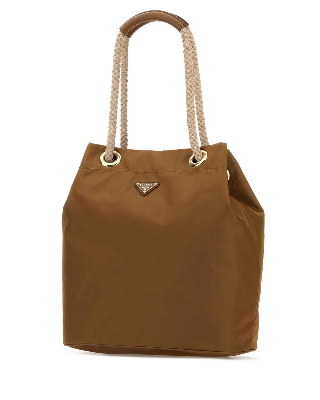 Prada Brown Re-Nylon Large Mariner Bucket Bag