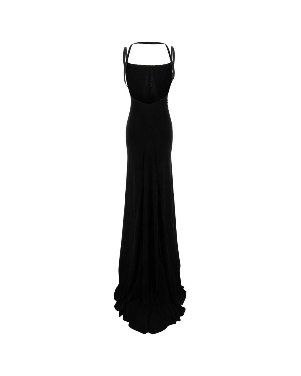 green emerald velvet dress DSquared2 F/W 2005 Open Back Emerald Green Silk Dress – The Kit Vintage main image 0