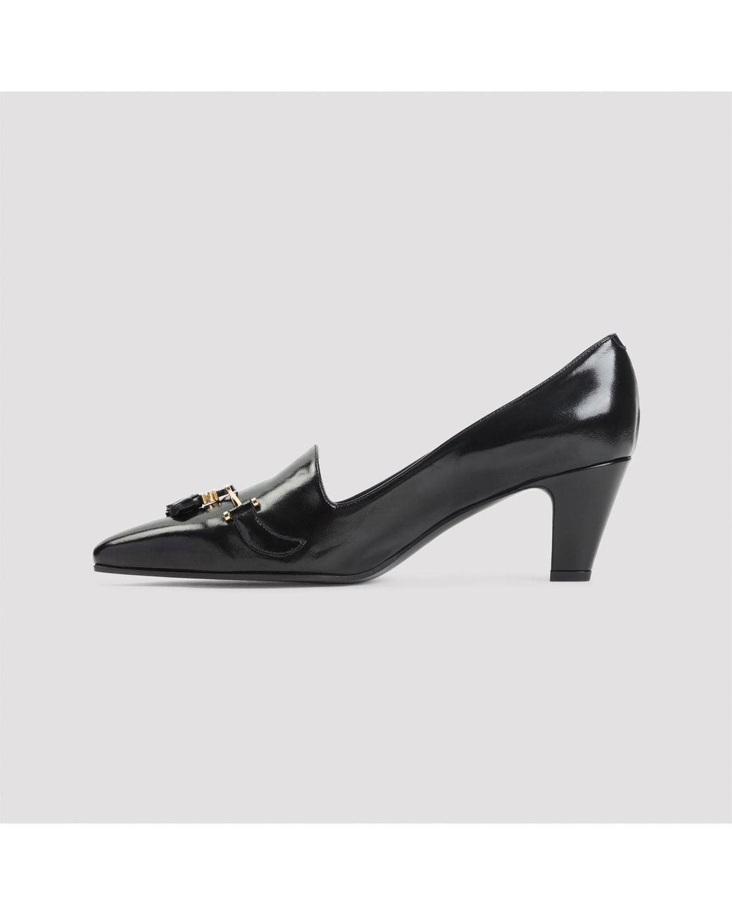 Céline Black Queen Pumps