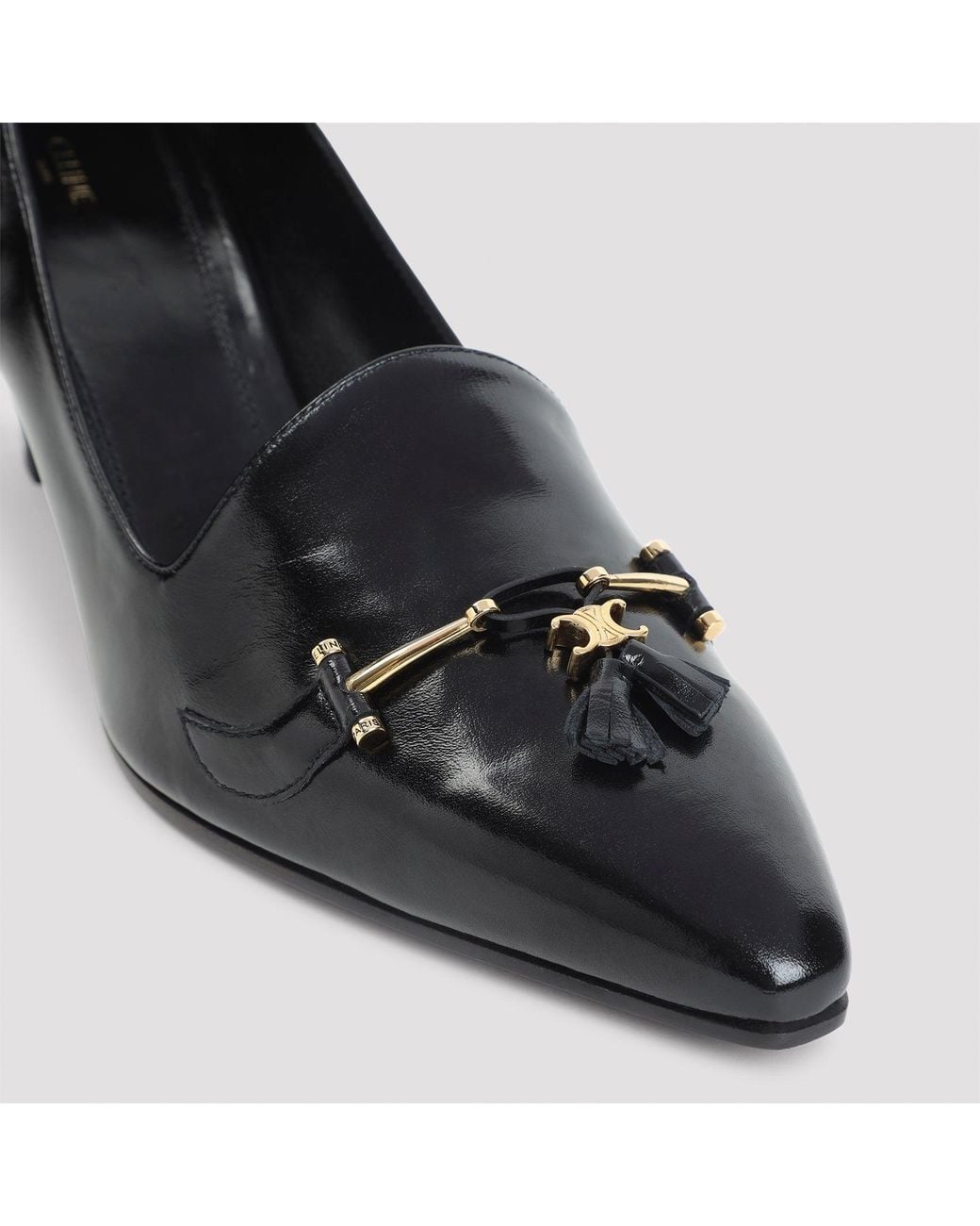 Céline Black Queen Pumps