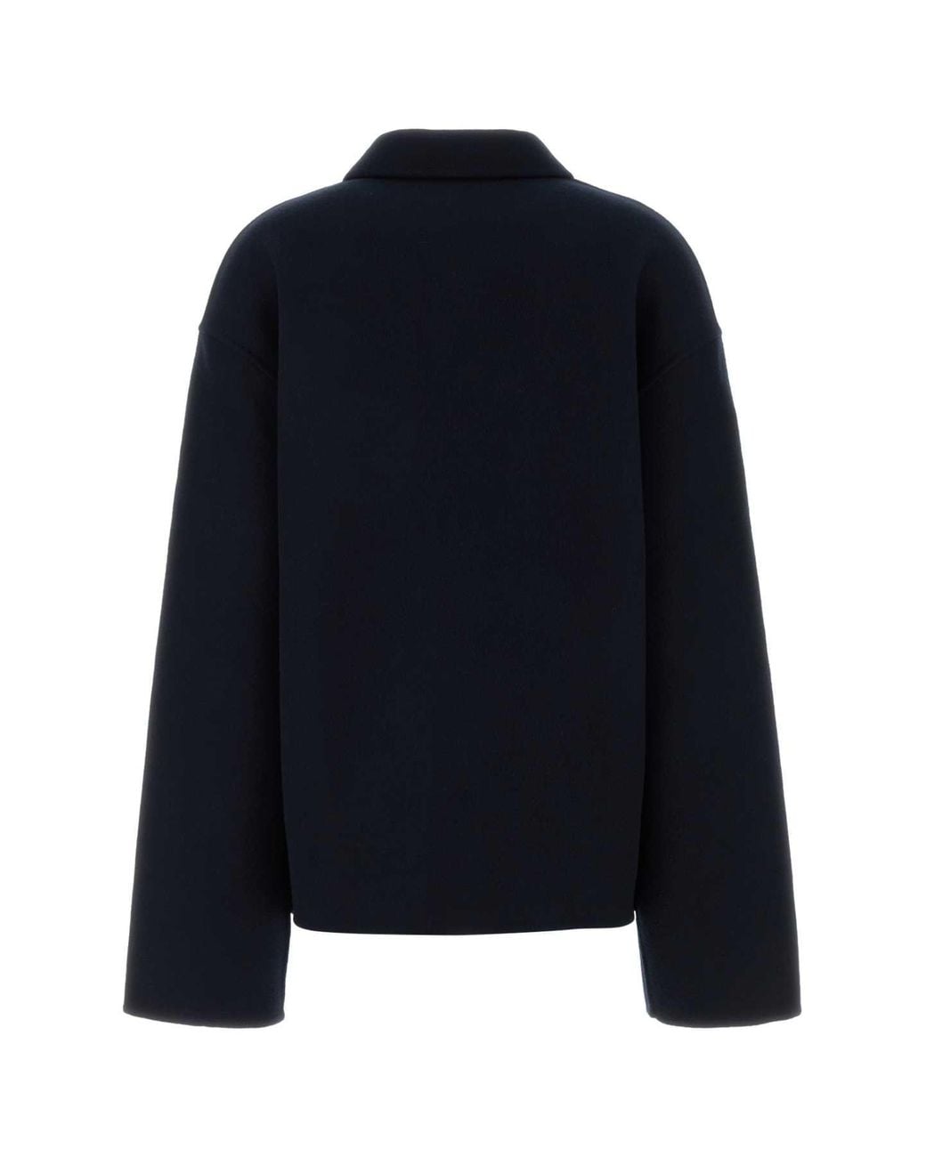 Extreme Cashmere Blue Wool Blend Maker Coat