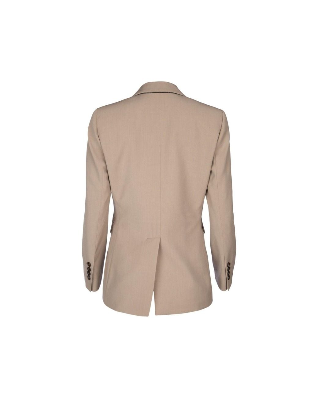 Brunello Cucinelli Natural Wool Jacket