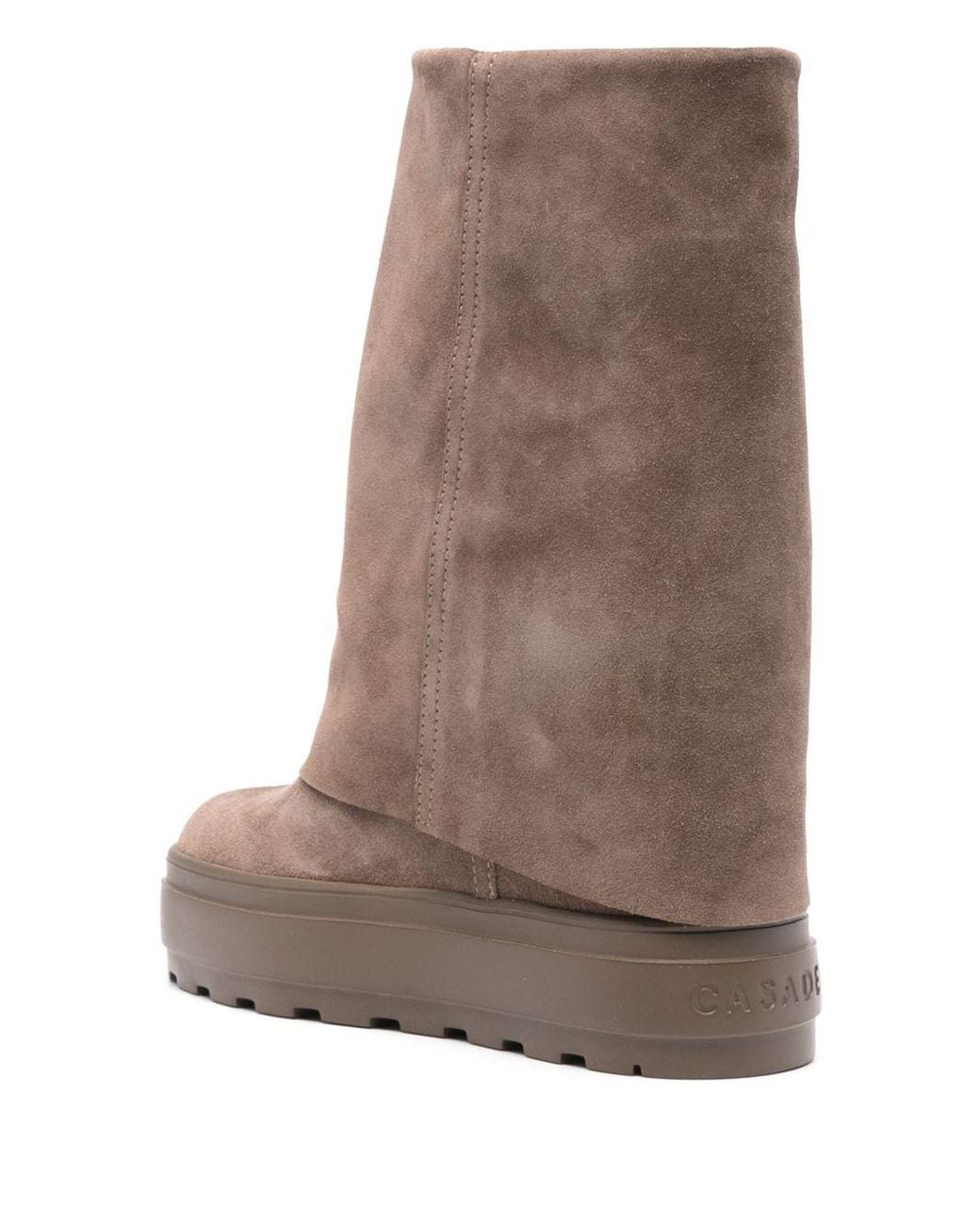 Casadei Brown Suede Double-Face Boots