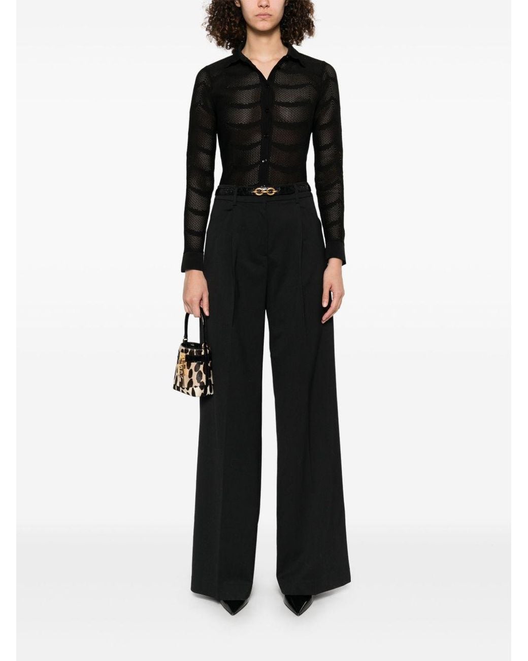 Tom Ford Black Cotton And Silk Shirt