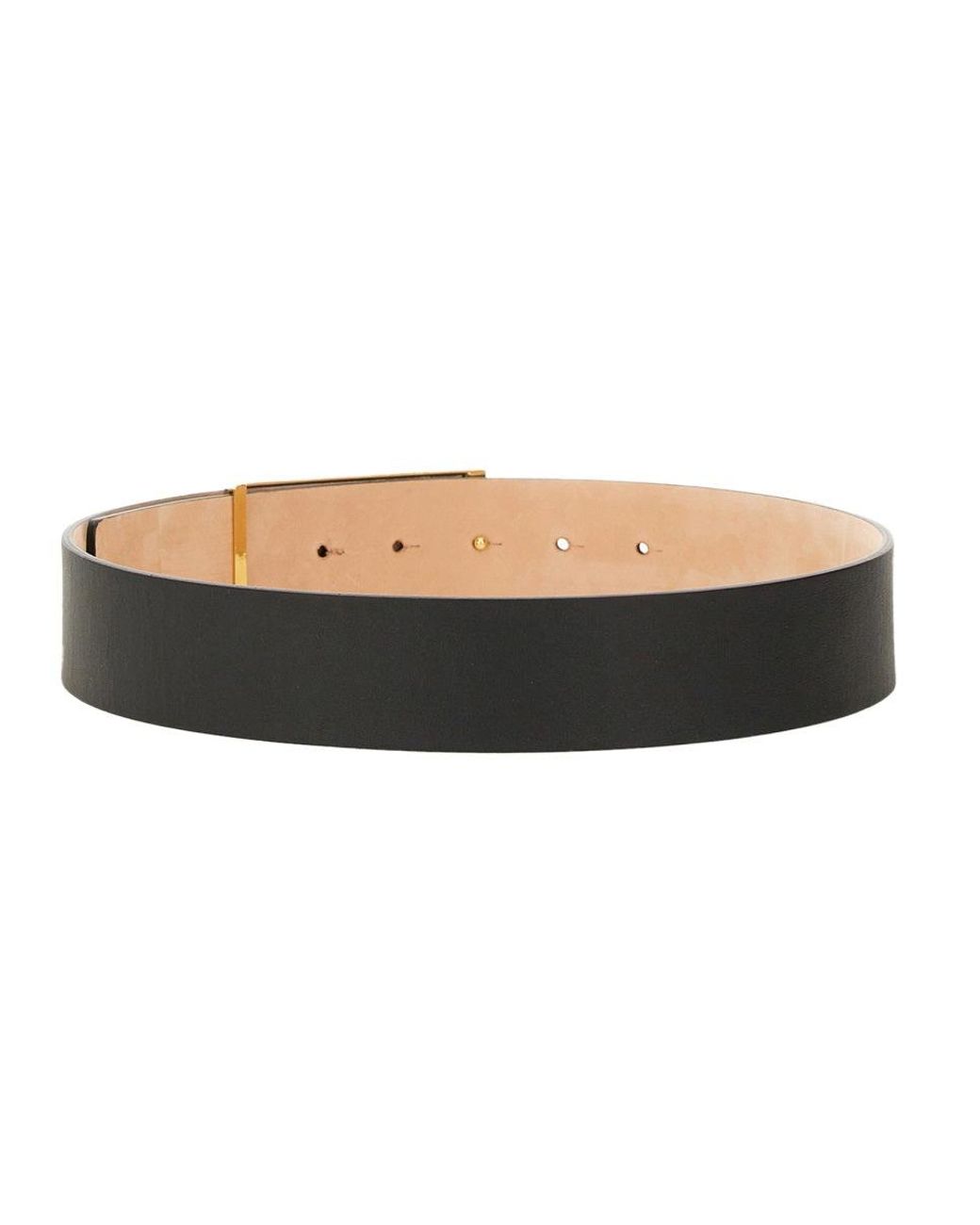 Victoria Beckham Natural Jumbo Frame Belt