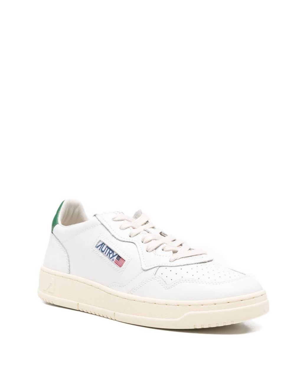 Autry White Medialist Low Sneakers