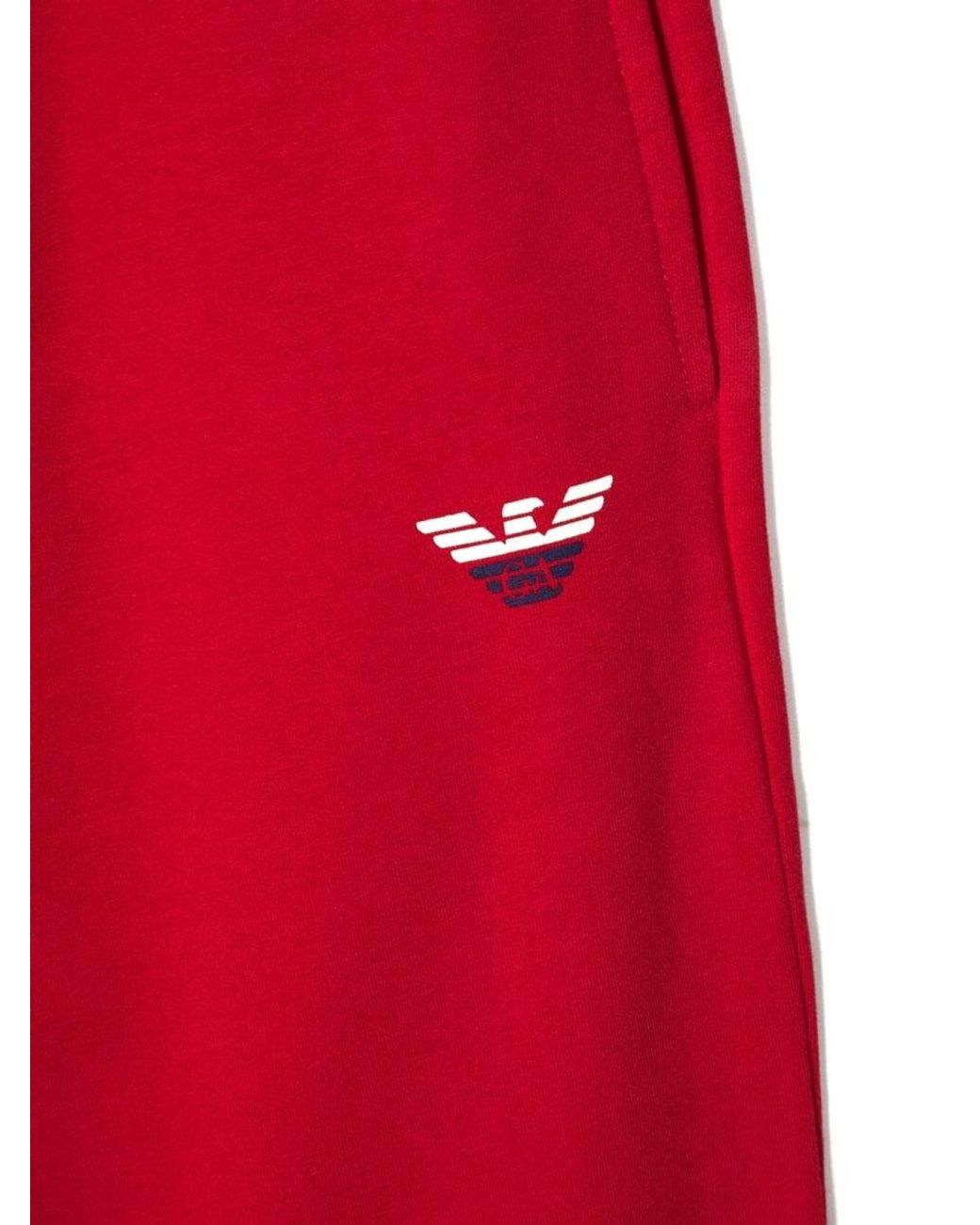 Emporio Armani Red Trouser