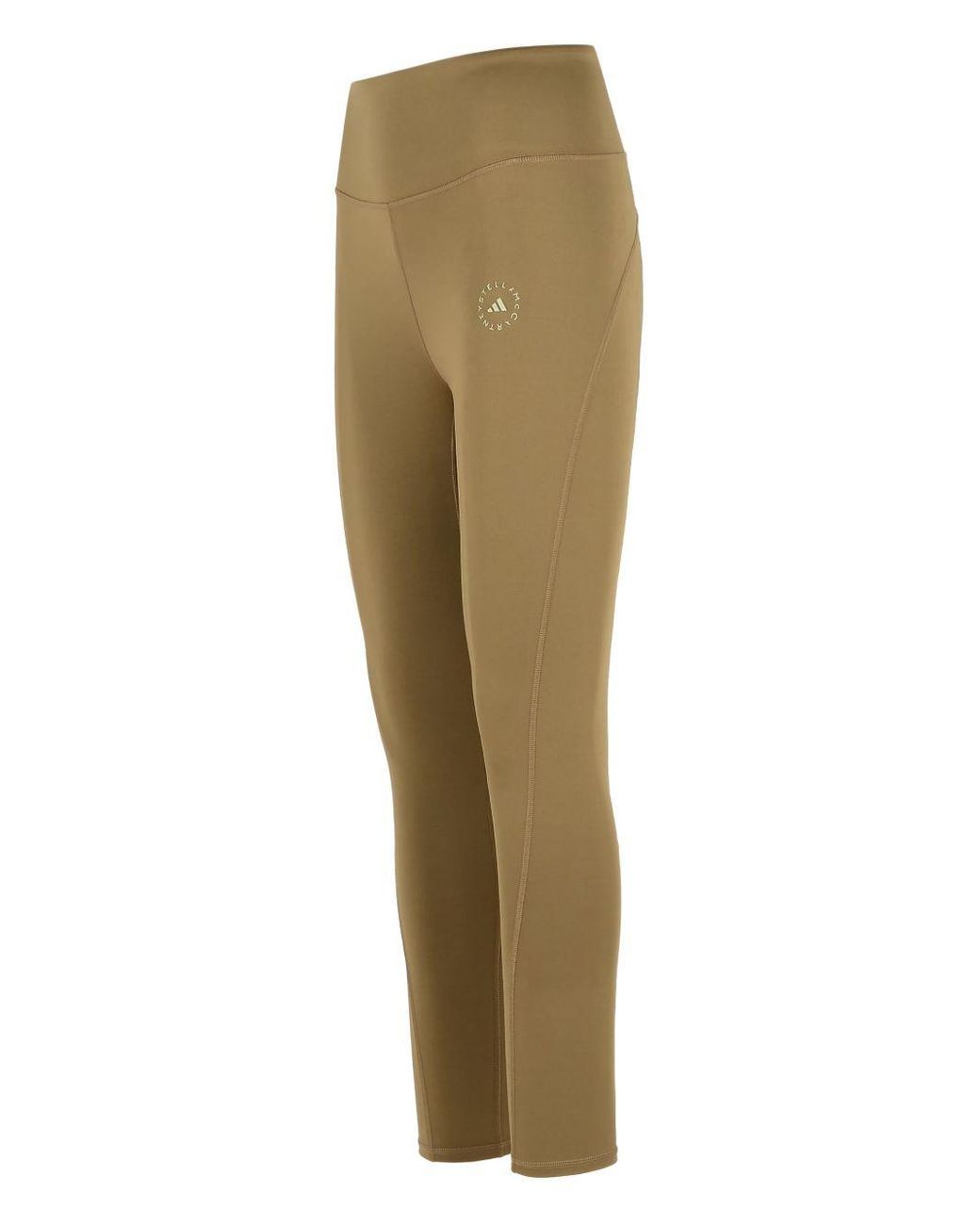 Adidas By Stella McCartney Natural Adidas By Stella Mccartney Logo Leggings