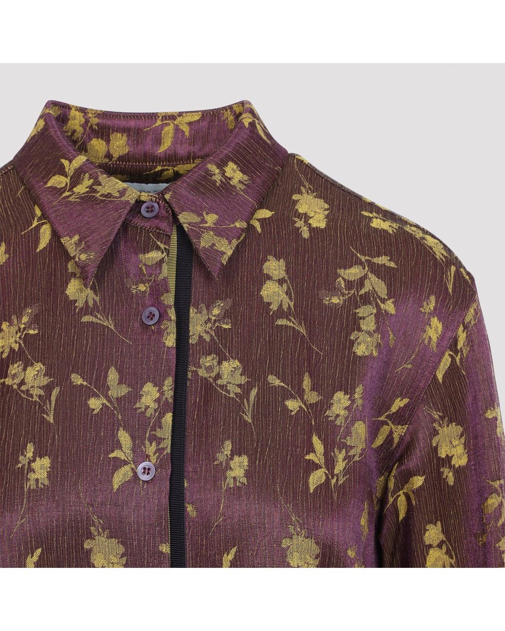 Dries Van Noten Brown Chloris Shirt