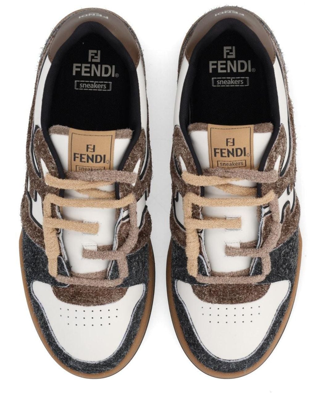 Fendi Brown Sneaker Match"