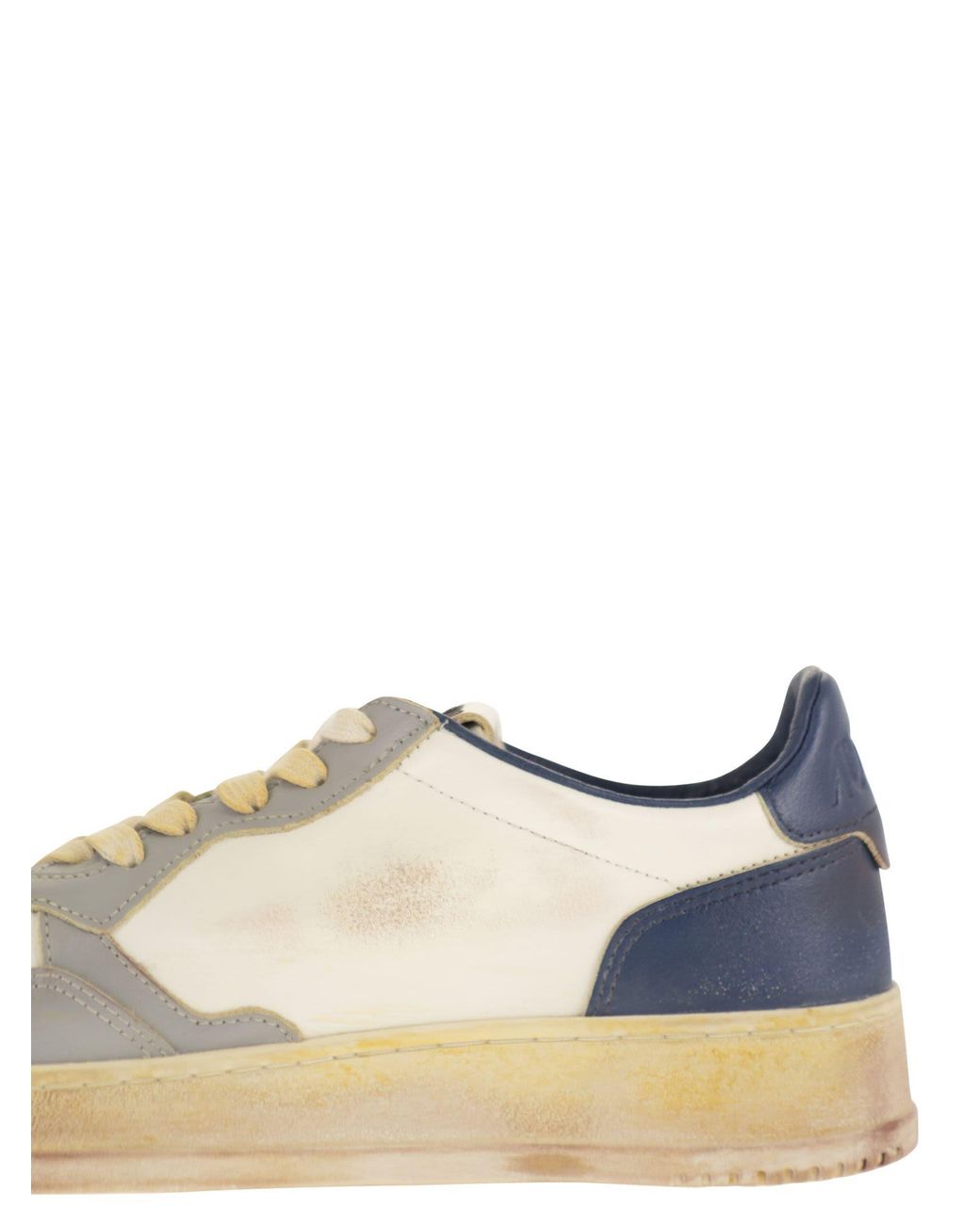 Autry Medalist Super Vintage Trainer in White für Herren
