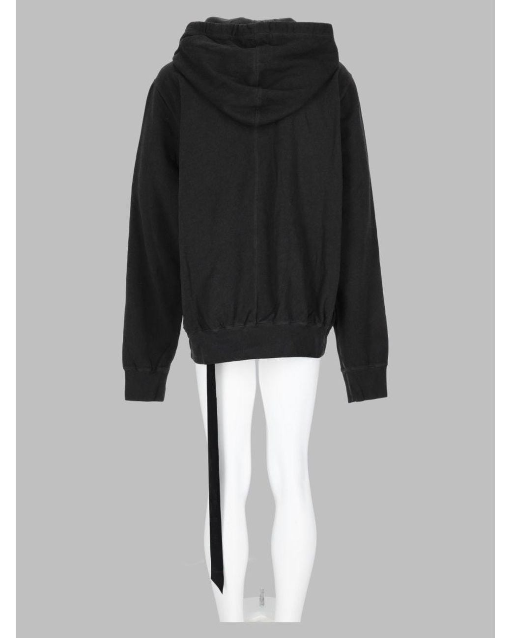 Rick Owens Black Drkshdw-Inspired Sweatshirt for men