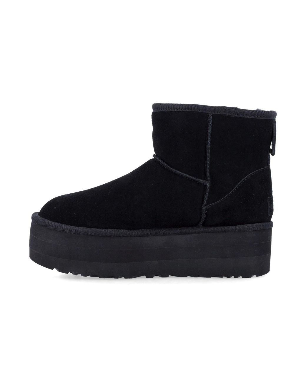 Ugg Black Flache Schuhe Schwarz