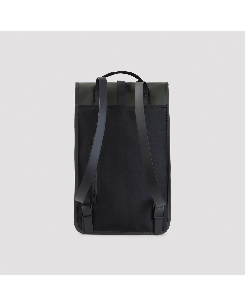 Rains Gray Style Polyester Backpack for men
