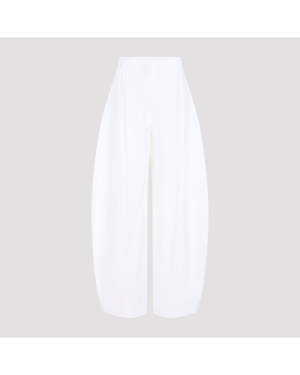 Jacquemus Ovalo-broek in het White