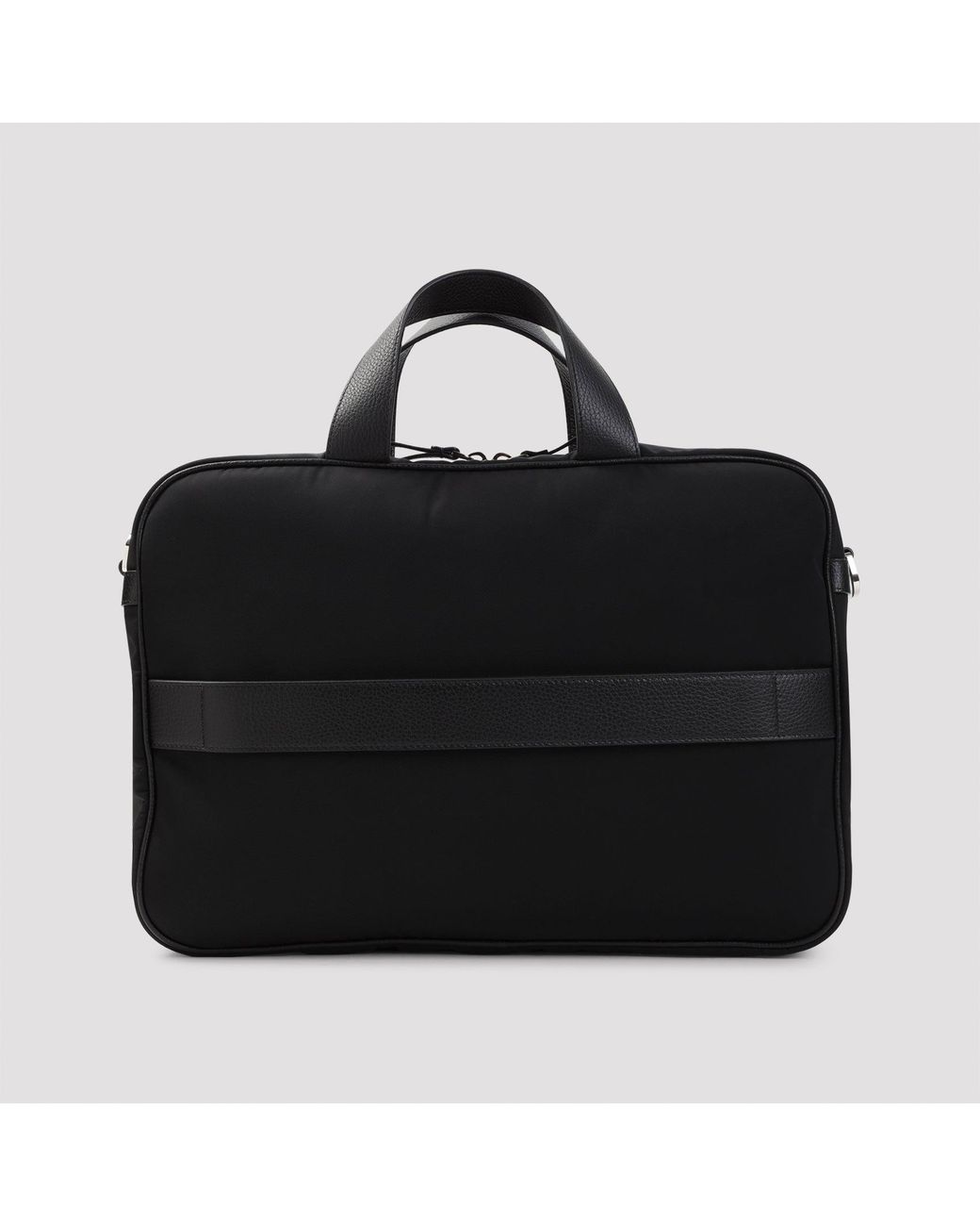 Giorgio Armani Black Briefcase Bag