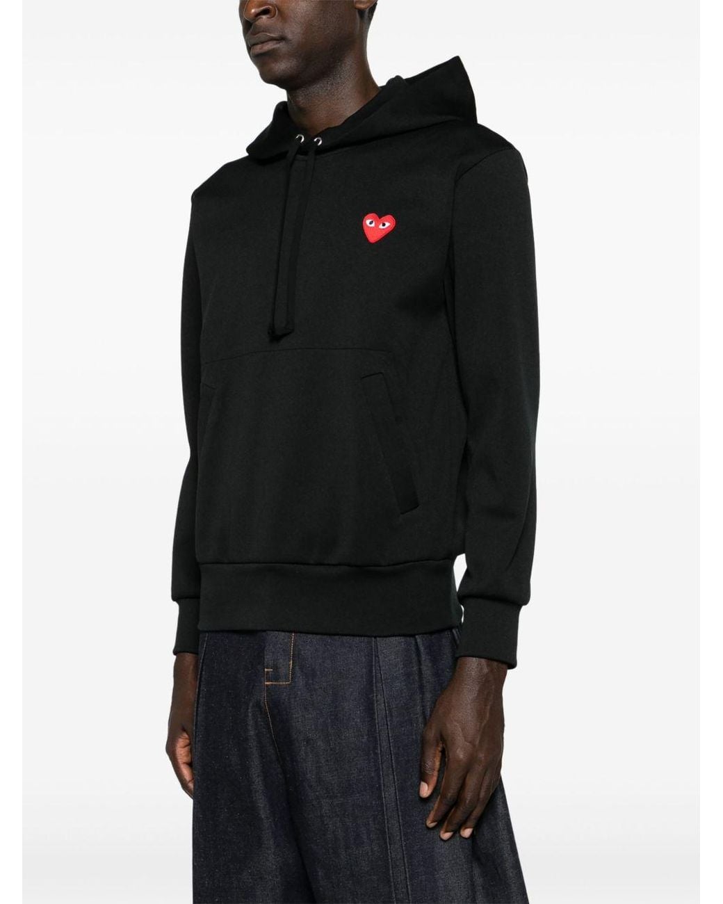 Comme des Garçons Black Heart Cotton Hoodie