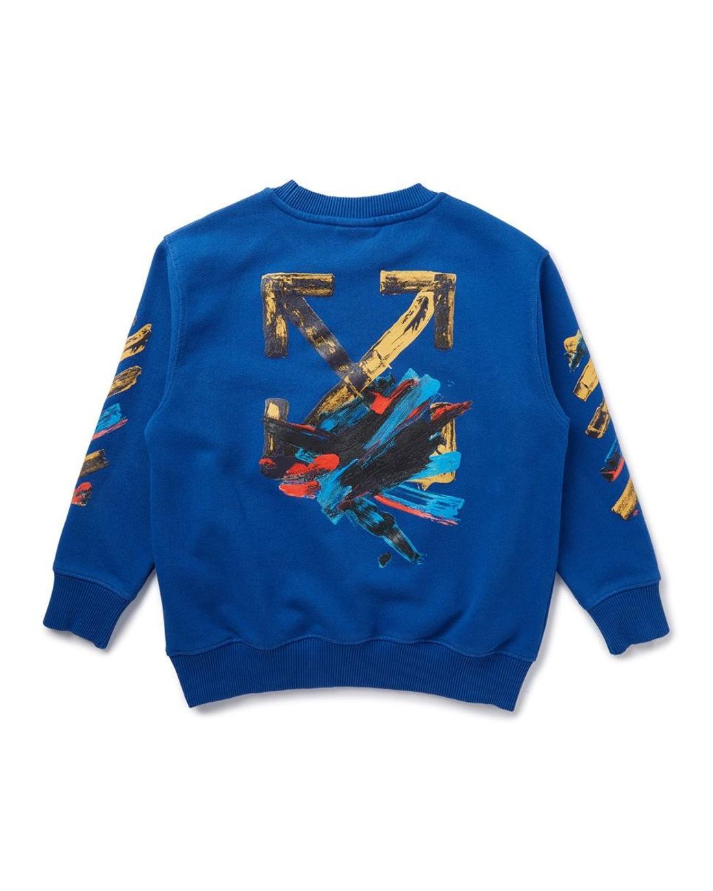 Off-White c/o Virgil Abloh Blue Arrowacryliccrewneck