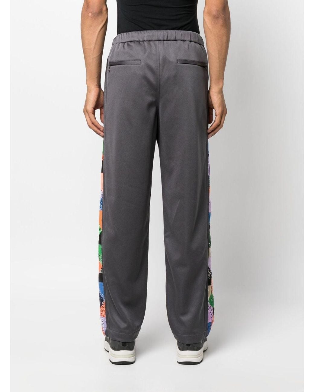 Children of the discordance Gray Printed Bandana Trousers for men