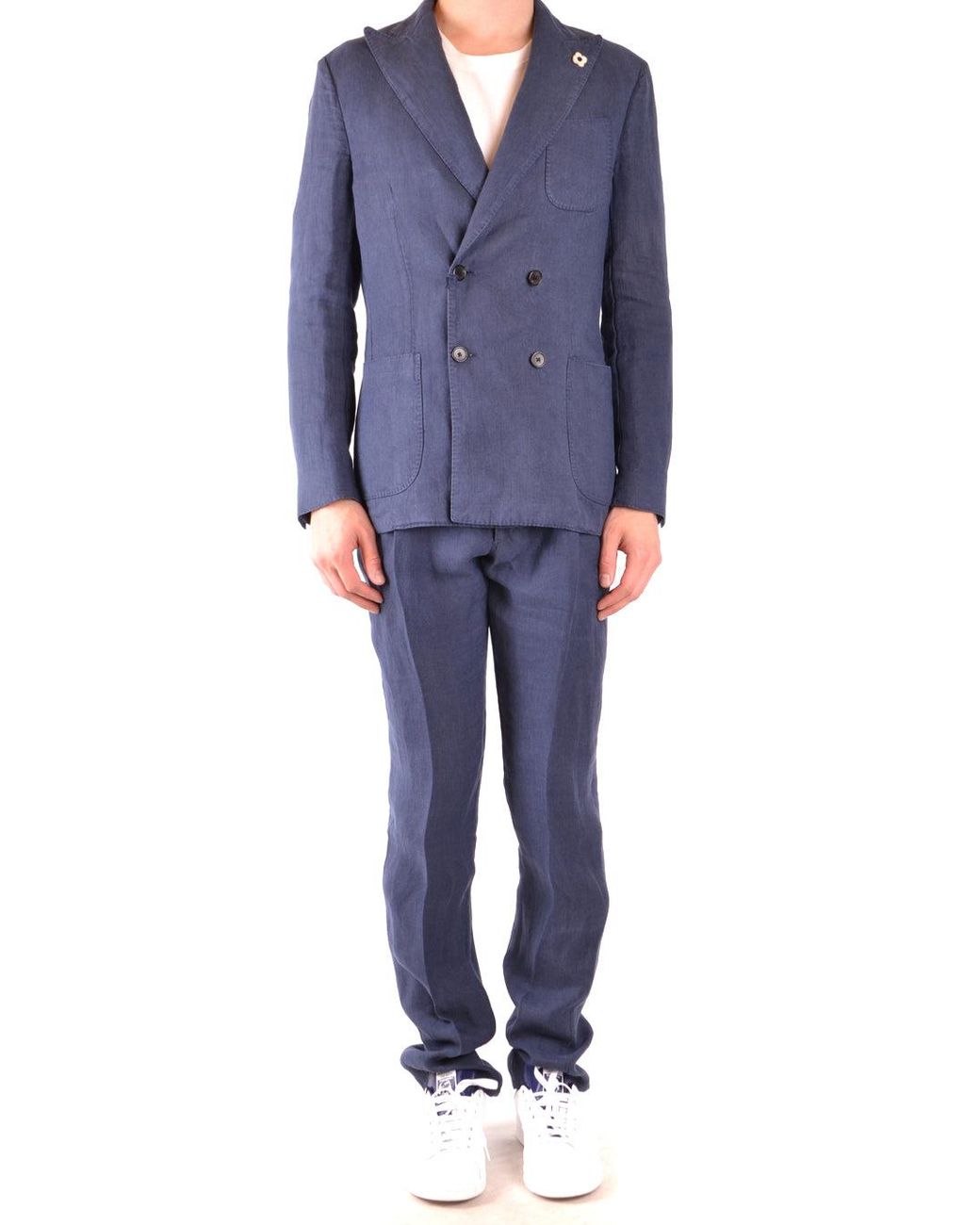 Traje Azul Lardini de hombre de color Blue