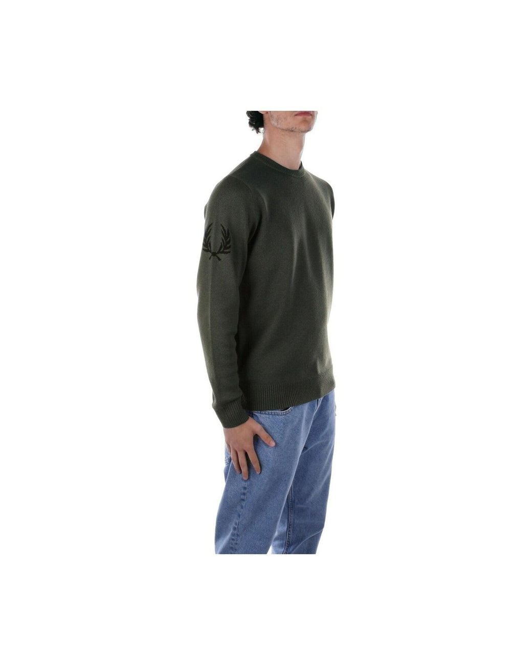 Fred Perry Green Sweaters for men