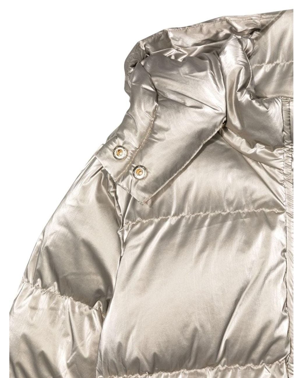 Michael Kors Natural Down Jacket With Hood