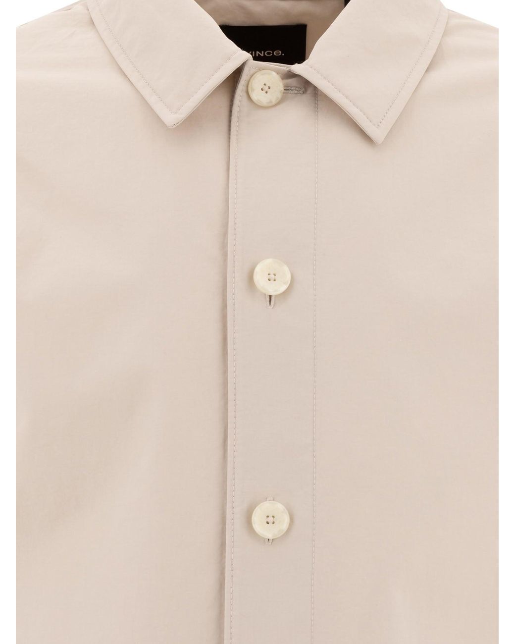 Vince Cotton Blend Utility Jacket in Natural für Herren
