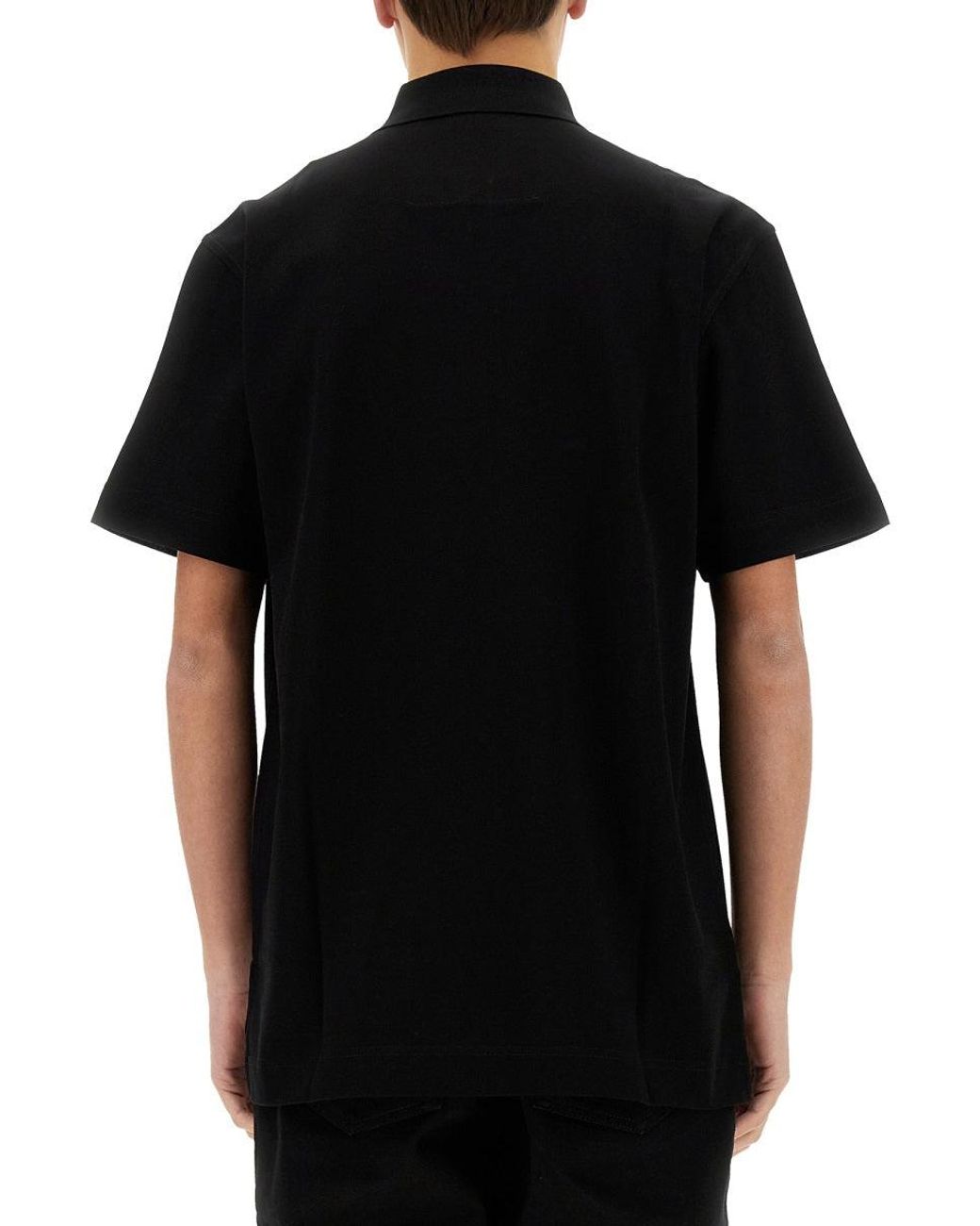 Givenchy Black Cotton Polo