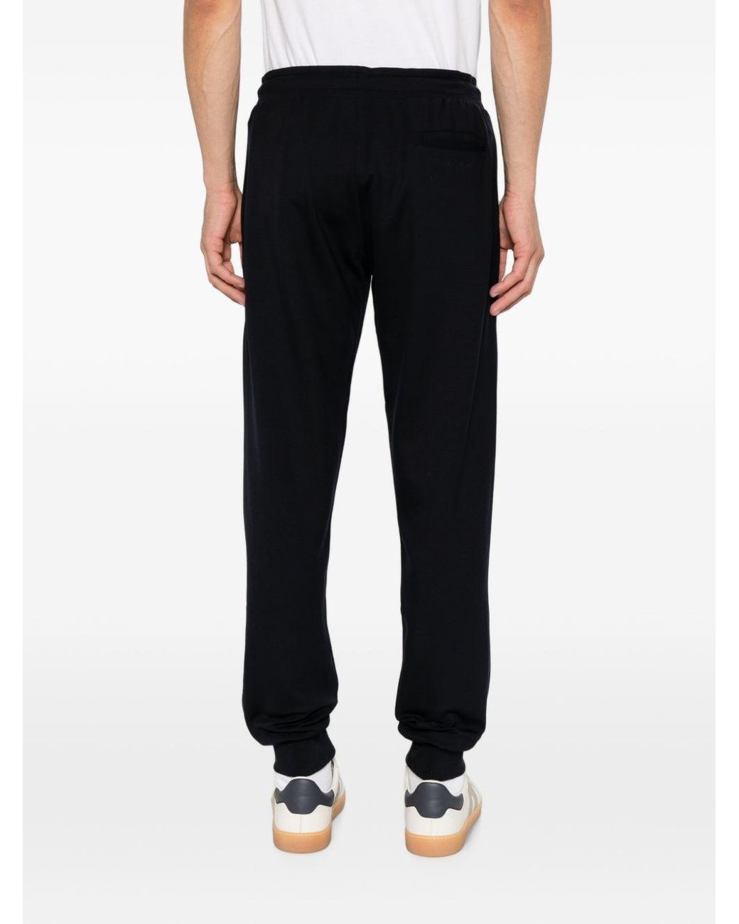 Paul Smith Black Cotton Blend Sweatpants