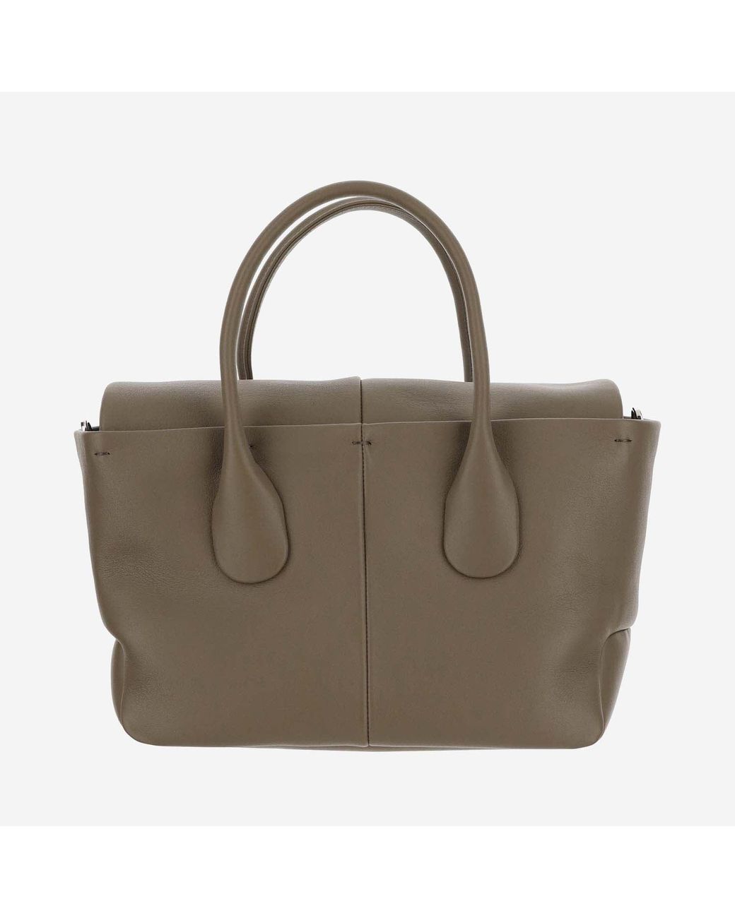 Tod's Brown Di Bag Reverse Leather Small