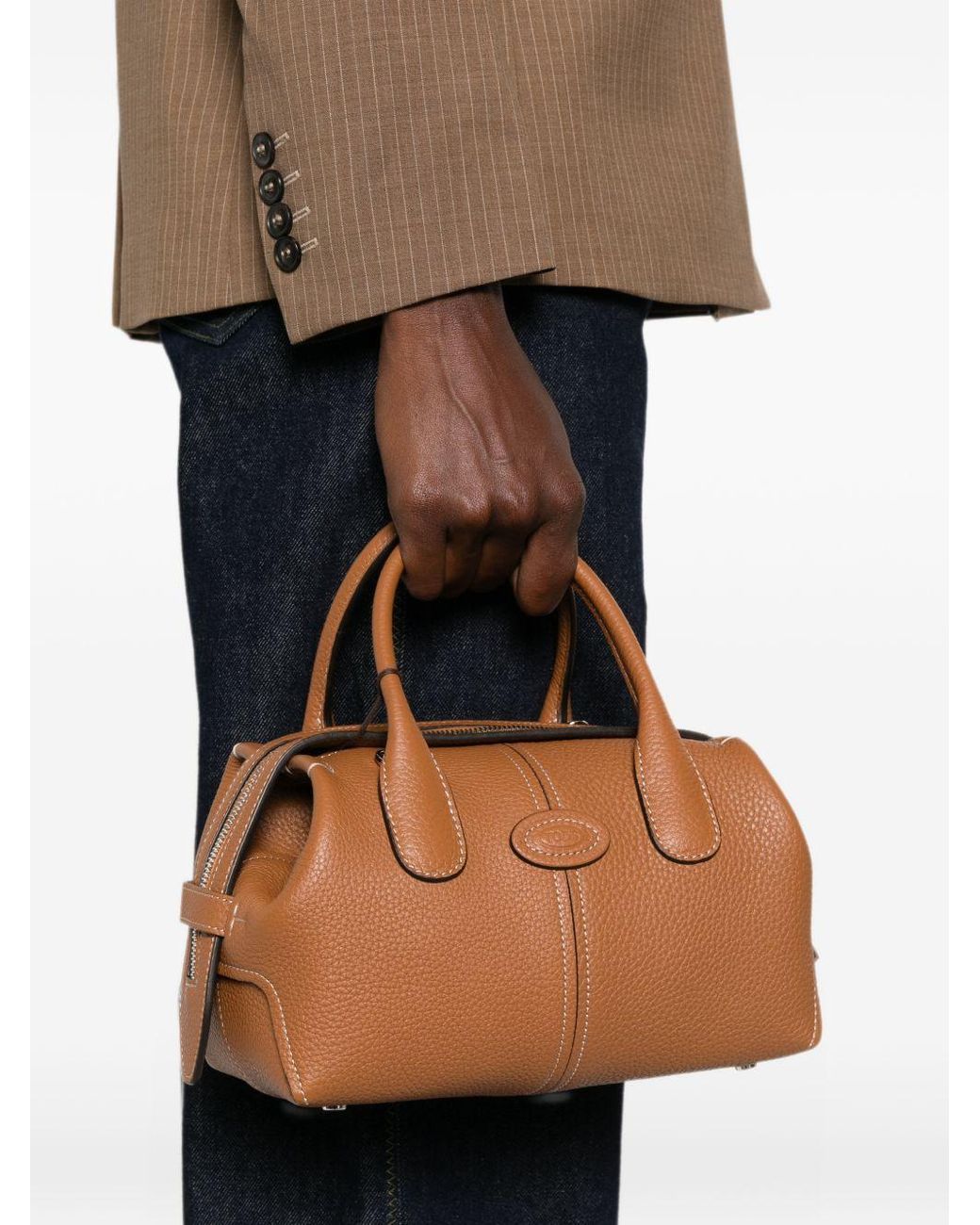 Tod's Brown Di Bag Mini Leather Handbag