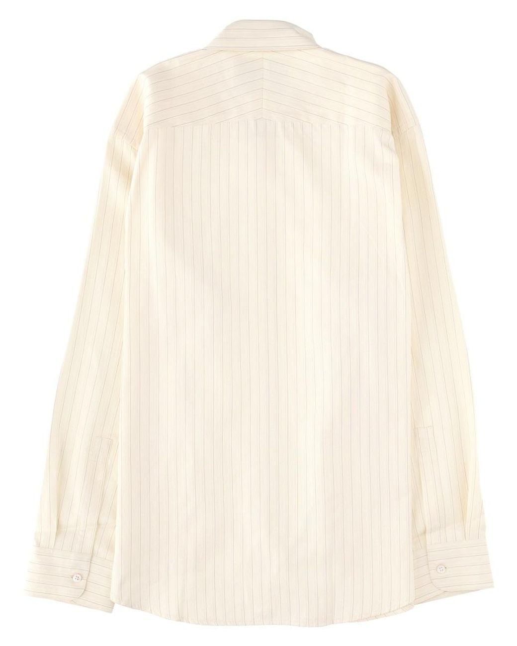 Studio Nicholson Natural Multicolour Cotton Silk Shirt for men