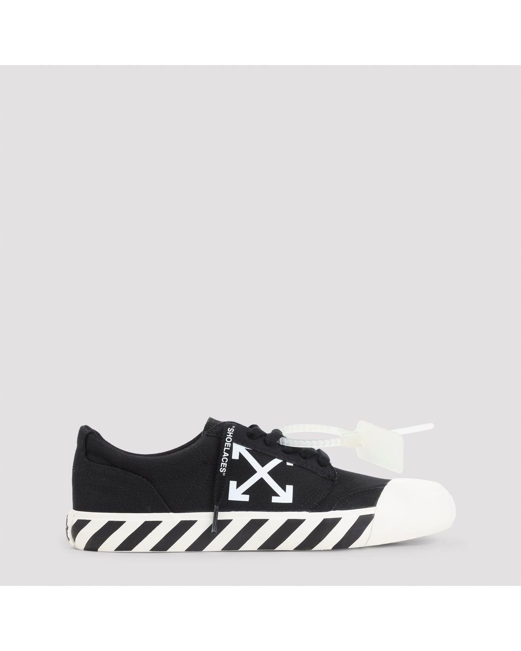 Off-White c/o Virgil Abloh Black M-Vulc Undercut Sneakers