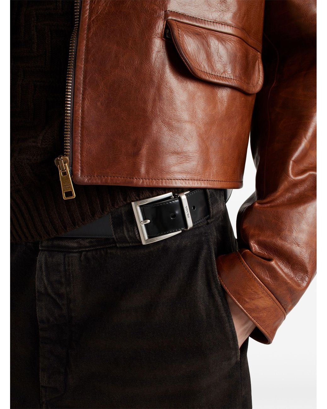 Prada Black Loose-Fit Jeans for men