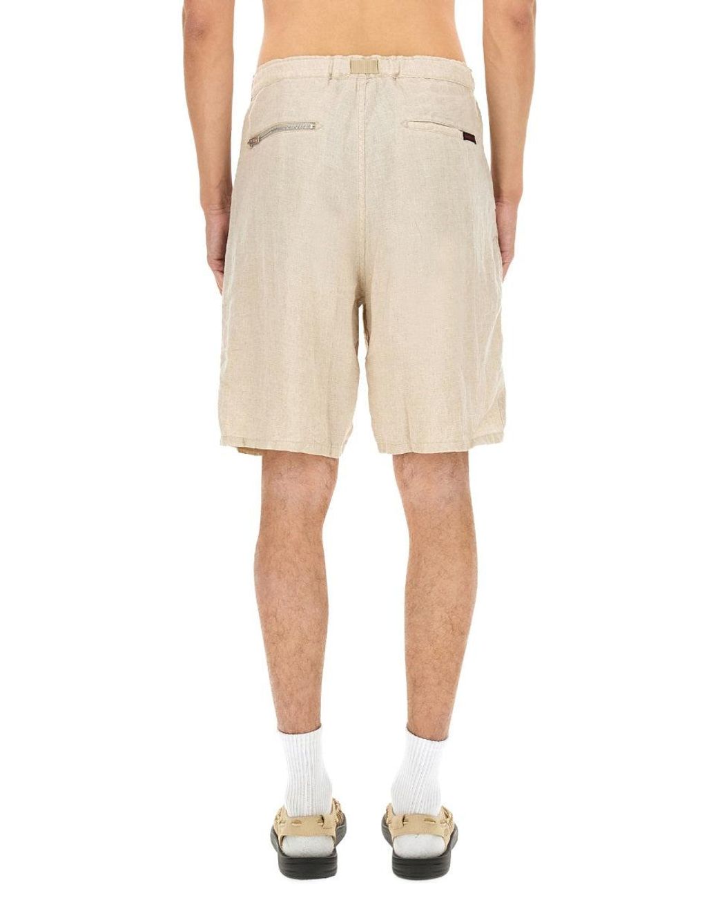 Undercover Natural Linen Shorts