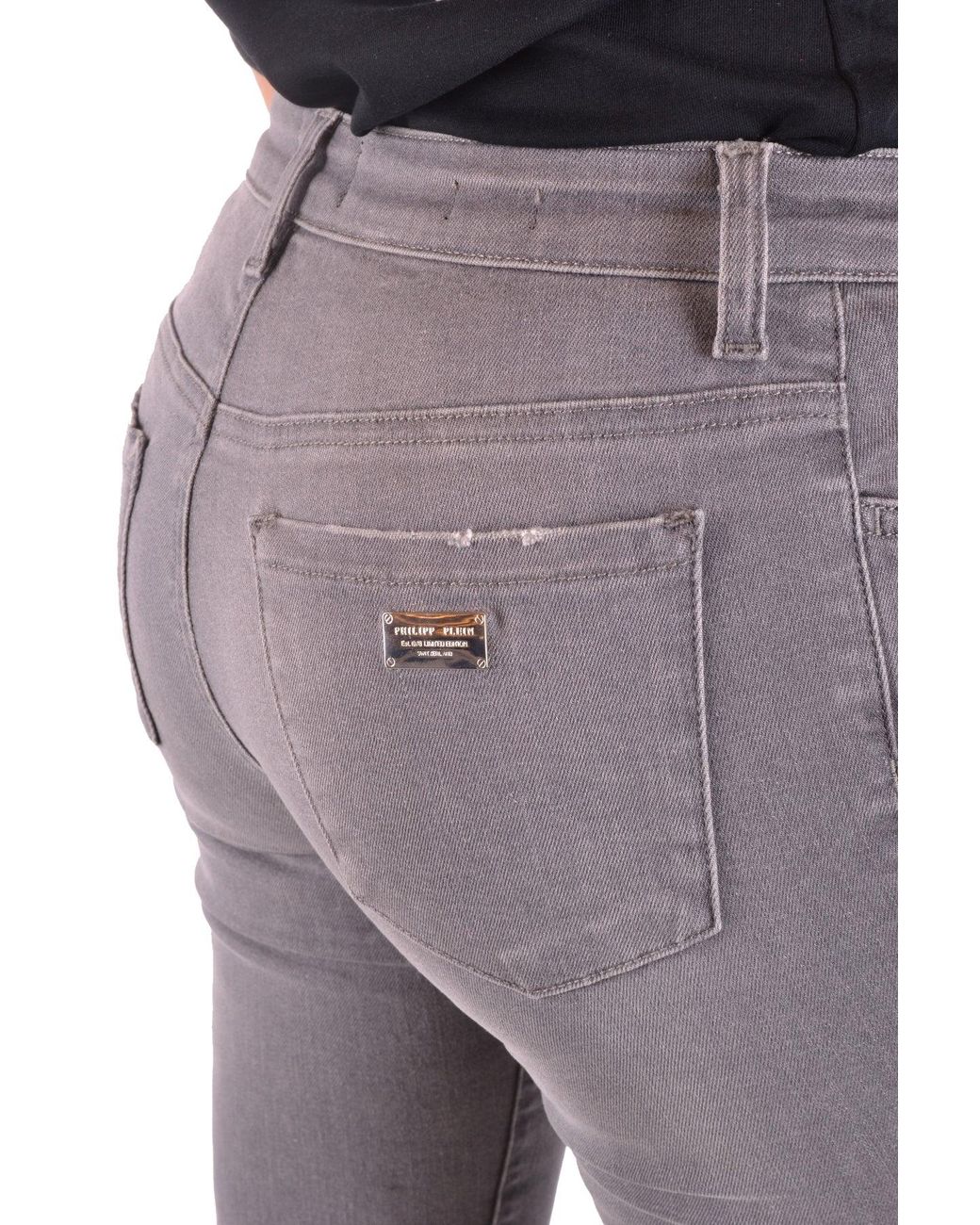 Philipp Plein Jeans Grijs in het Gray