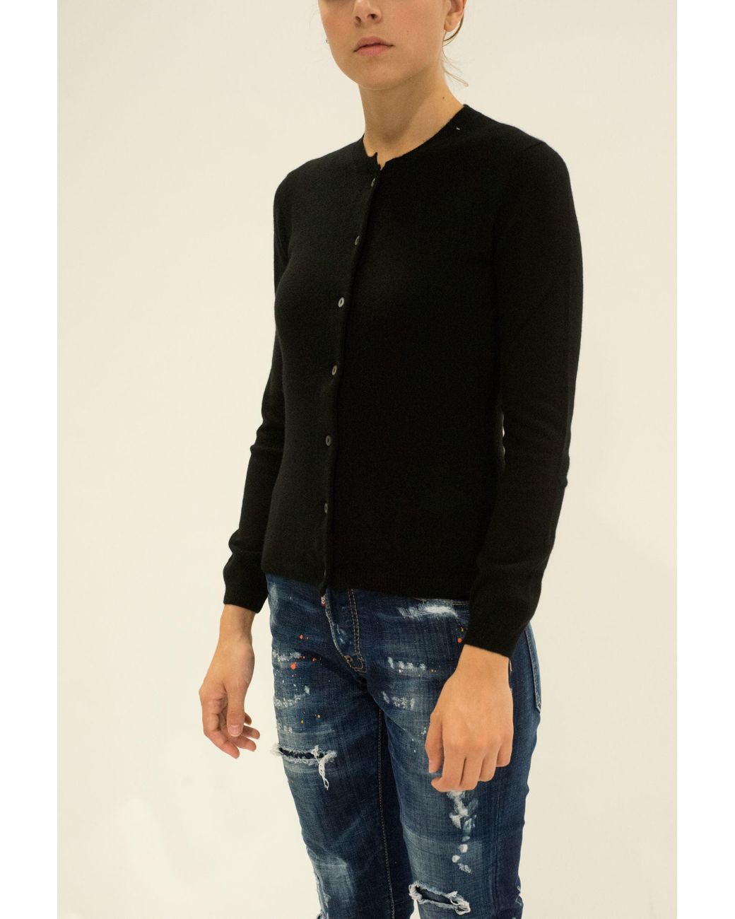 LA ROSE Black Pullover