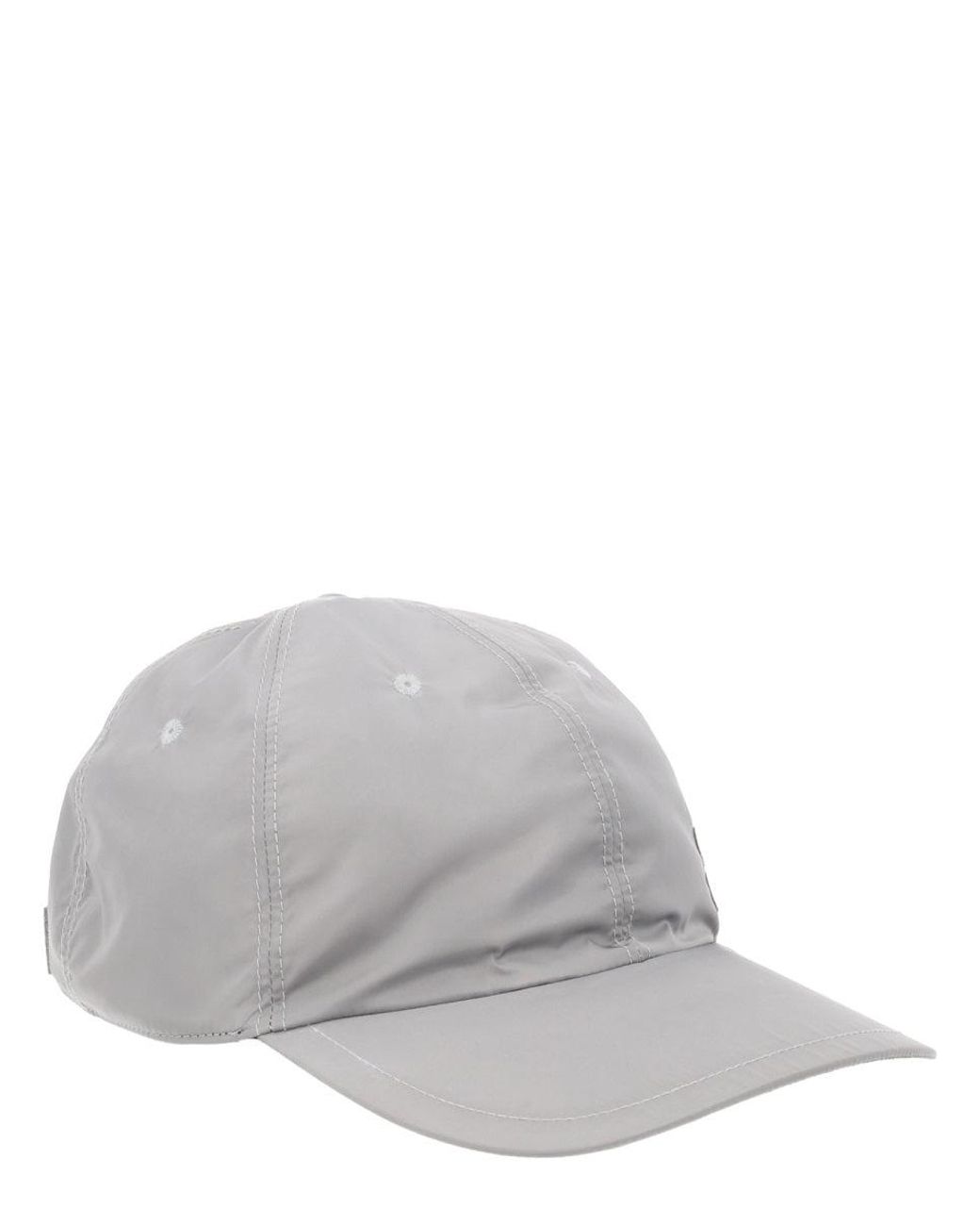 Fendi Gray Logo Baseball Cap