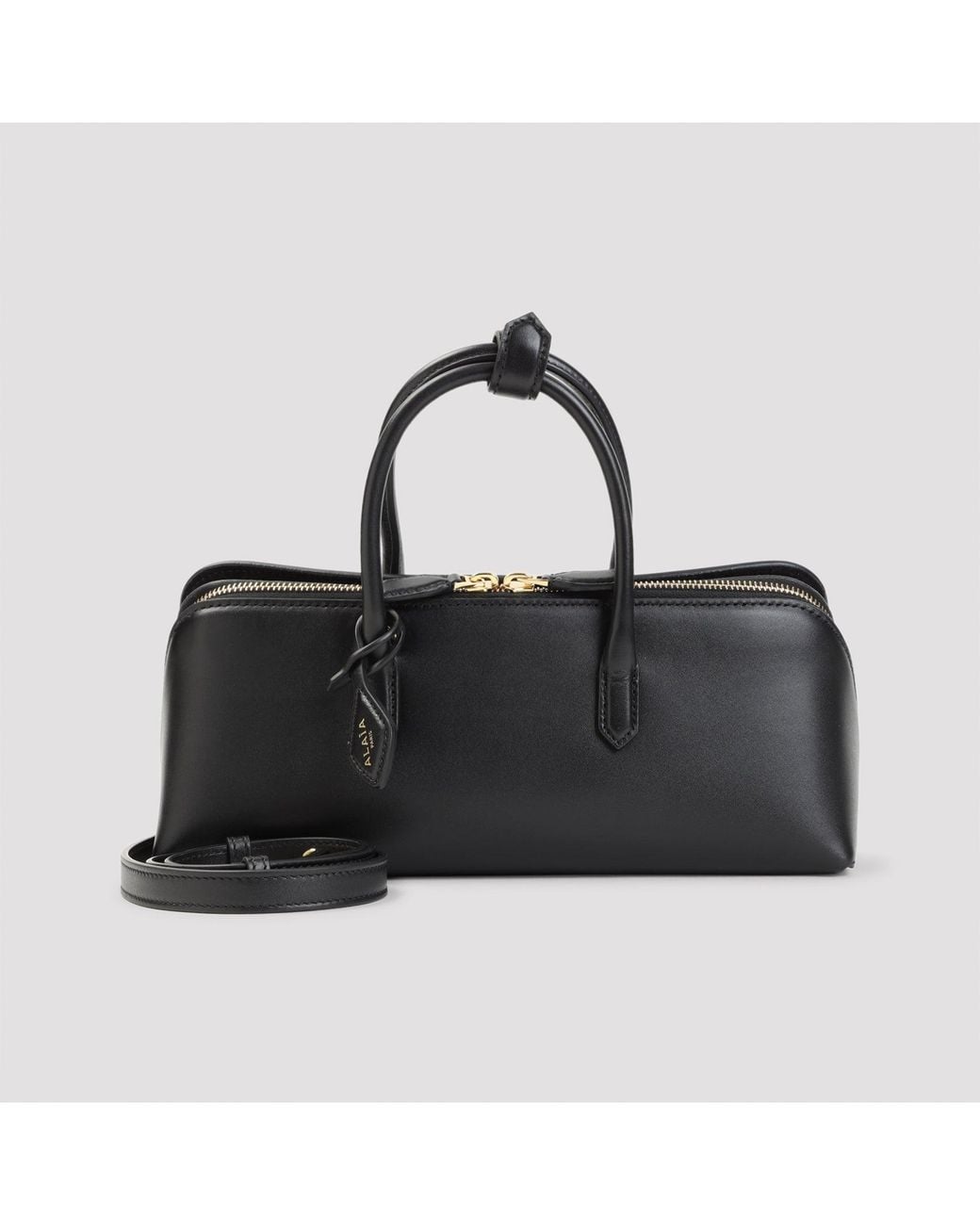Alaïa Black Small Leather Top-Handle Bag