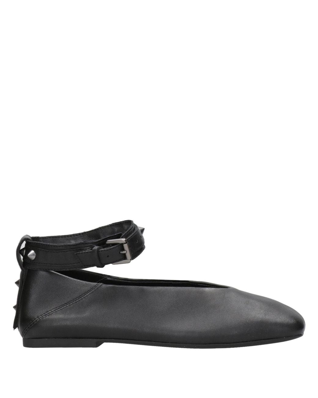 Ash Black Flat Shoes