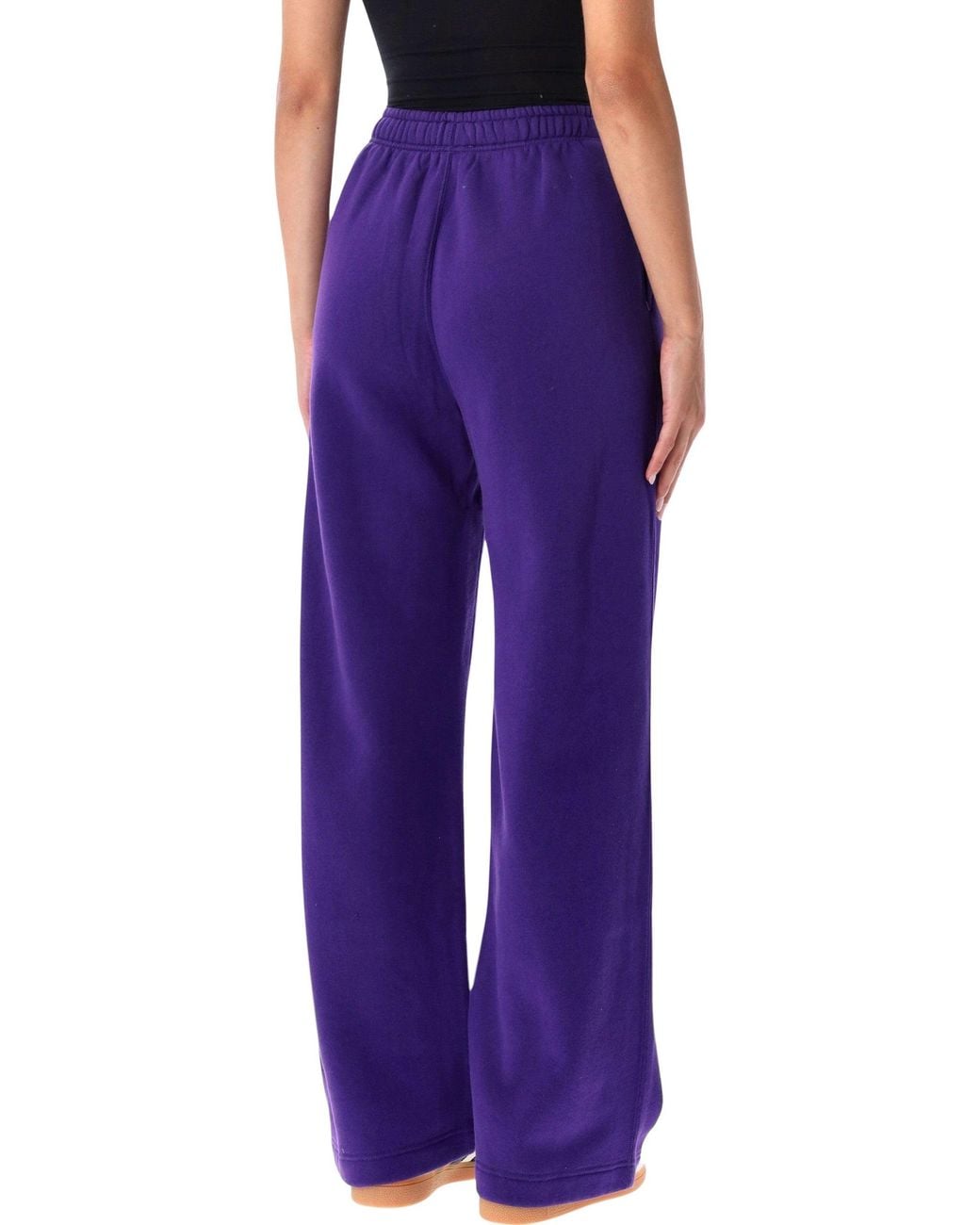 Polo Ralph Lauren Purple Wide-Leg Drawstring Track Pants