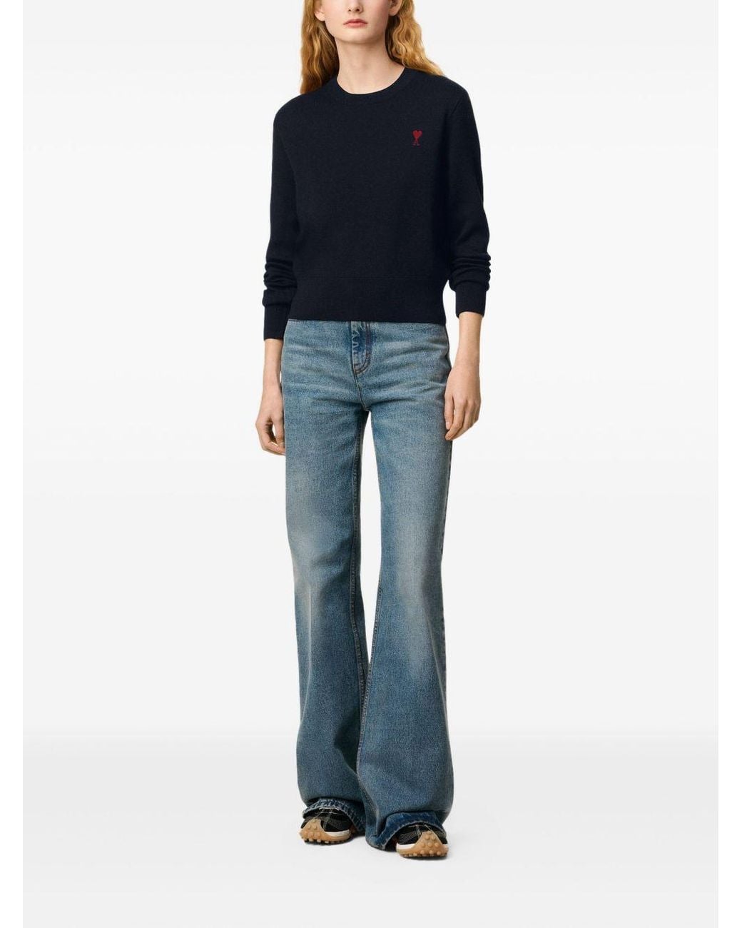 AMI Blue Sweaters And