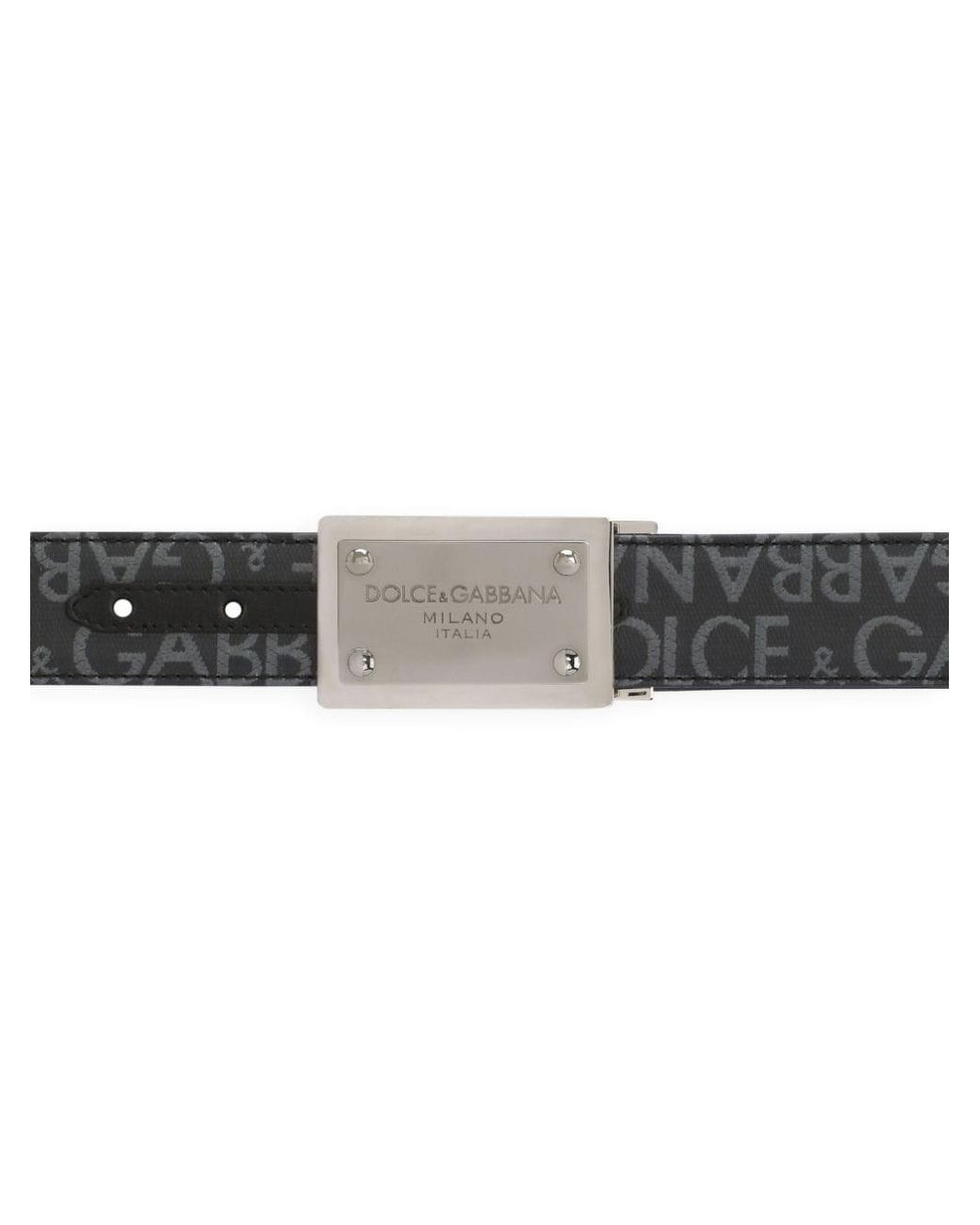 Dolce & Gabbana Gray Dolce & Gabbana Belt Accessories for men