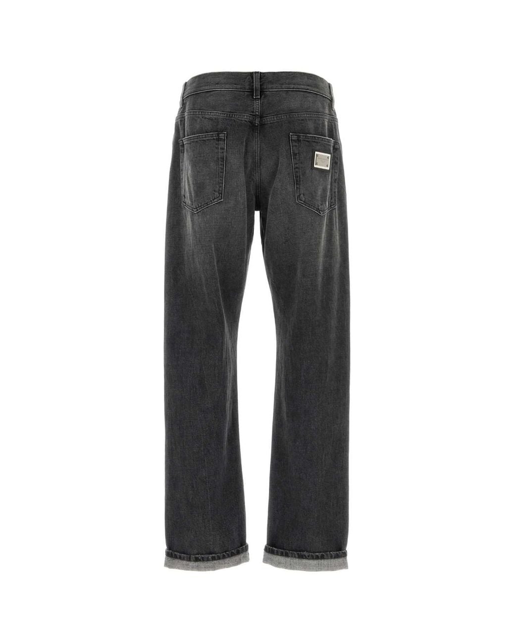 パンツ dolce&gabbana straight denim pants black Dolce & Gabbana Straight Jeans in Black for Men | Lyst UK
