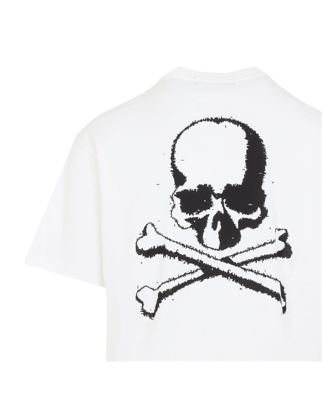 MASTERMIND WORLD White Noise Logo S/S T Shirt