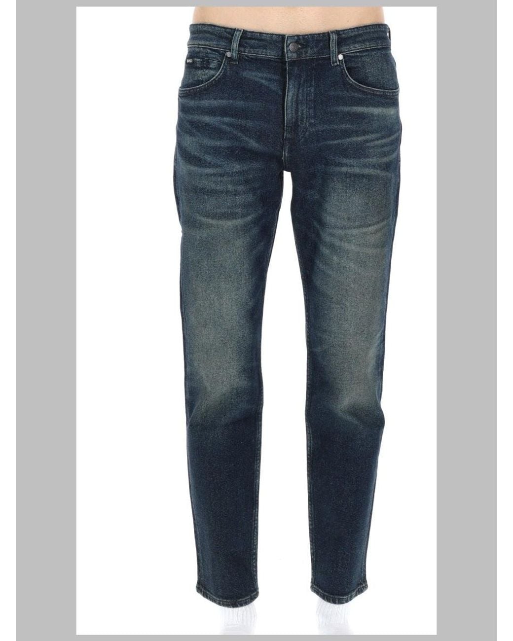 Boss Blue Slim-Fit Jeans for men
